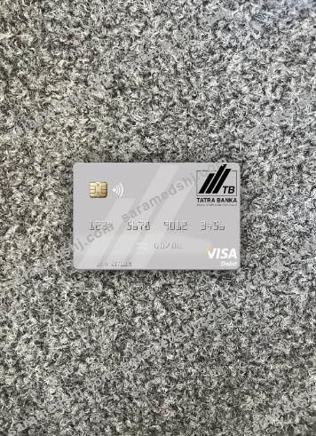Slovakia Tatra Banka visa debit card photolook front